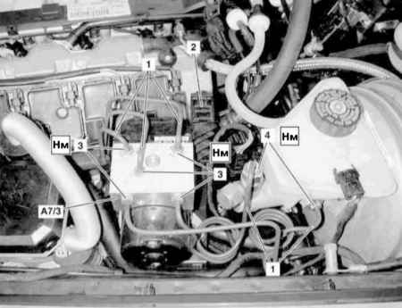 10.8 Гидромодулятор ABS/4-ETS Mercedes-Benz W463