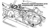 3.34 Проверка/регулировка установки угла опережения зажигания Митсубиси Галант