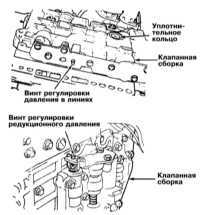9.2.3 Регулировки, производимые без снятия АТ с автомобиля Митсубиси Галант