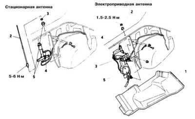 13.13 Замена антенны радиоприемника Митсубиси Галант