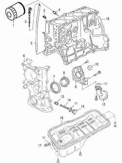 4.10.5 Снятие и установка масляного поддона двигателя SR20DE Ниссан Almera