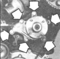 5.6 Проверка состояния и замена водяного насоса Ниссан Maxima QX