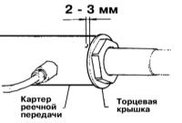 12.17 Снятие, демонтаж и установка реечной передачи Ниссан Maxima QX