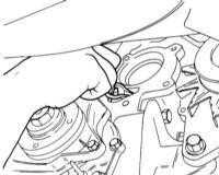 5.3.7 Снятие и установка водяного насоса Opel Corsa