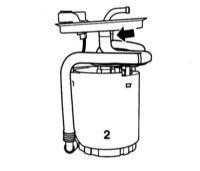 6.1.8 Проверка и замена топливного насоса - бензиновые модели Opel Corsa