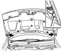 13.13 Снятие и установка капота Opel Corsa