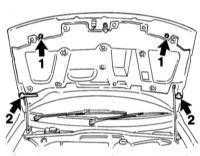 13.13 Снятие и установка капота Opel Corsa