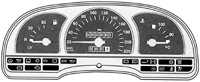 1.11 Контрольные лампы Opel Vectra A