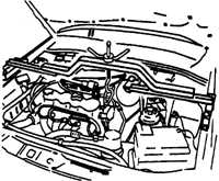 13.10 Снятие и установка коробки передач Opel Vectra A