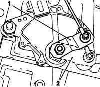 7.3.4 Регулировка рычага селектора Opel Vectra B