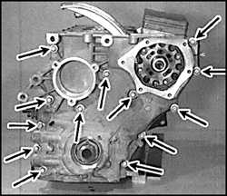 3.5.8 Крышка цепи Opel Omega