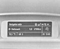 2.2 Информационный дисплей Opel Astra