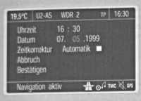 2.2 Информационный дисплей Opel Astra