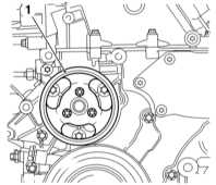 5.3.8 Снятие и установка водяного насоса Opel Astra
