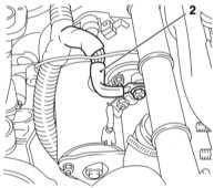 7.4.8 Снятие и установка стартера Opel Astra