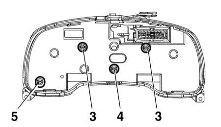 14.10 Снятие и установка комбинации приборов Opel Astra