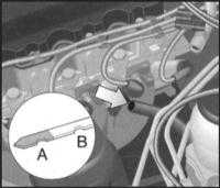 2.4 Проверка уровней жидкостей Opel Frontera
