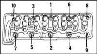 3.5 Головка цилиндров и клапаны Opel Frontera