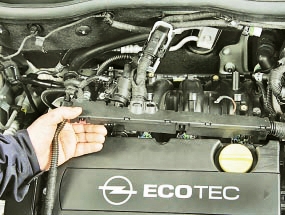 �������� �������� � ������� ������� Opel Astra h