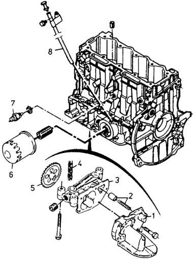 3.3.16 Разборка масляного насоса Peugeot 405