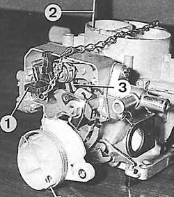 4.1.7 Регулировка карбюратора Peugeot 405