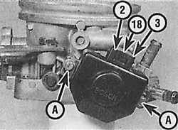 4.3.6 Элементы системы впрыска Bosch L3. 1-Jetronic Peugeot 405