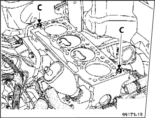 3. Прокладка головки блока цилиндров - Двигатель F8Q Рено Кангу 1997-2007