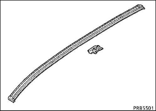 1. Защитная накладка крыши кузова Рено Кангу 1997-2007
