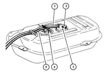 6.2 Топливопровод, бак Renault 19