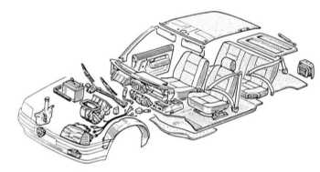 18.16 Обивка потолка Renault 19