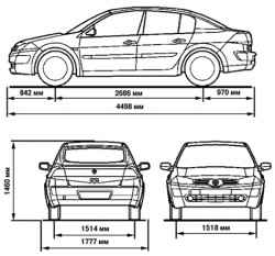 1.1.1 Описание автомобиля Renault Megane 2