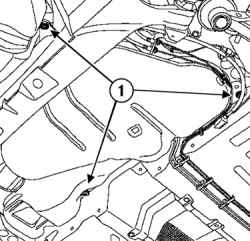 2.3.11 Снятие и установка топливного бака (все двигатели) Renault Megane 2