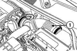 2.4.10 Снятие и установка блока дроссельной заслонки (двигатель K4М) Renault Megane 2