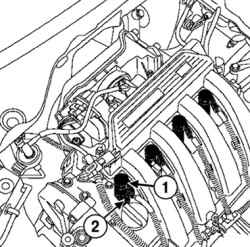 2.6.7 Снятие и установка катушек зажигания (все двигатели) Renault Megane 2
