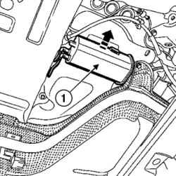 2.8.4 Снятие и проверка адсорбера (все двигатели) Renault Megane 2