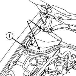 3.13.4 Снятие и установка вала привода левого переднего колеса (дивигатели F4R) Renault Megane 2