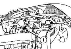 7.3.4 Снятие и установка фары головного света с галогенной лампой Renault Megane 2