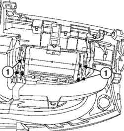 7.6.5 Снятие и установка приборной панели Renault Megane 2