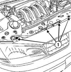 8.3.2 Снятие и установка переднего бампера Renault Megane 2