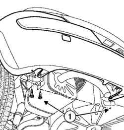 8.3.3 Снятие и установка заднего бампера Renault Megane 2