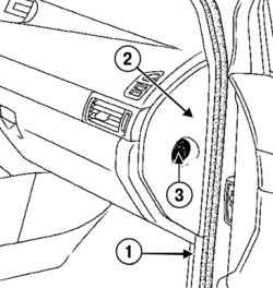 8.9.6 Снятие и установка фильтра системы вентиляции салона Renault Megane 2