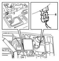 4.1.8 Снятие и установка расширительного бачка Saab 95