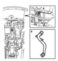 5.3.4 Снятие и установка трубки нагнетаемого воздуха Saab 95