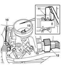 5.3.5 Снятие и установка корпуса дросселя Saab 95