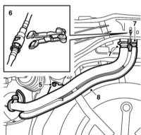 5.4.9 Снятие и установка топливного бака Saab 95