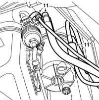 5.4.9 Снятие и установка топливного бака Saab 95