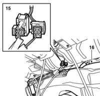 5.4.9 Снятие и установка топливного бака Saab 95