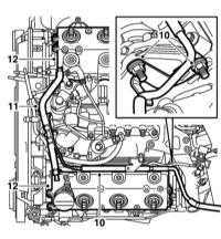 5.4.14 Снятие и установка форсунок Saab 95