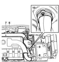 5.5.2 Снятие и установка компонентов системы выпуска ОГ Saab 95