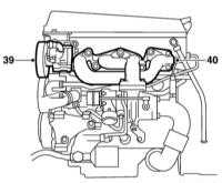 5.5.2 Снятие и установка компонентов системы выпуска ОГ Saab 95